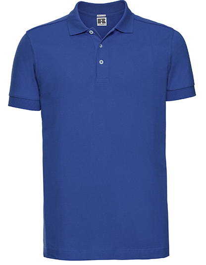 Men's Fitted Stretch Polo  -         Azurblau