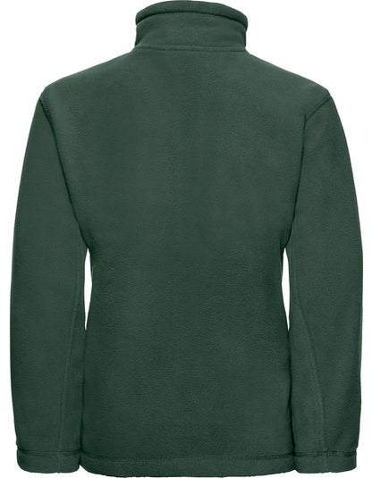 Kids´ Full Zip Outdoor Fleece - Flaschengrün