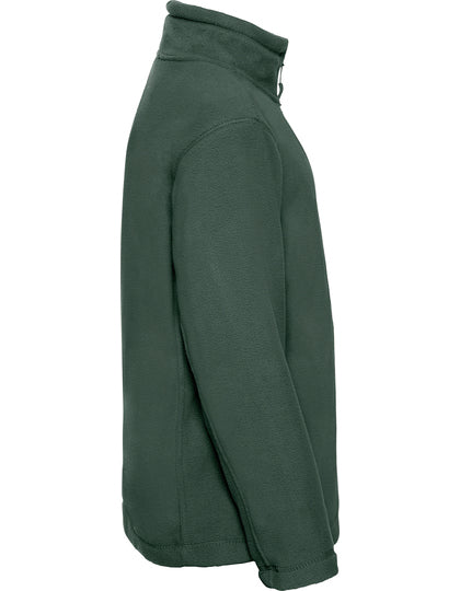 Kids´ Full Zip Outdoor Fleece - Flaschengrün