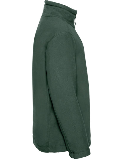 Kids´ Full Zip Outdoor Fleece - Flaschengrün