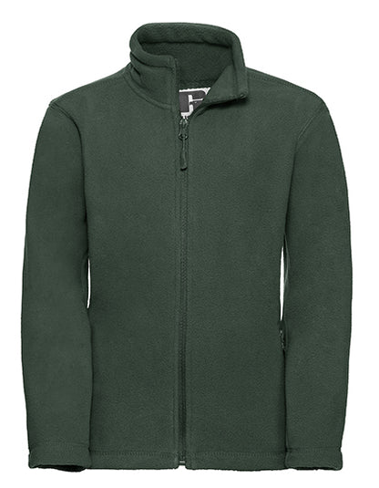 Kids´ Full Zip Outdoor Fleece - Flaschengrün