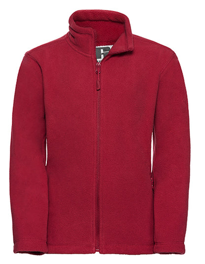 Kids´ Full Zip Outdoor Fleece - klassisches Rot