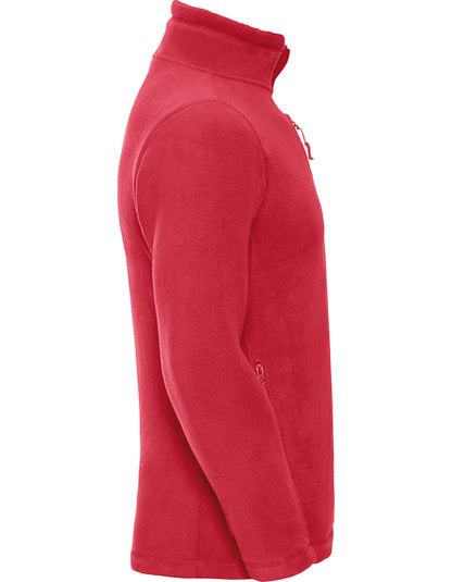 Men´s Full Zip Outdoor Fleece - klassisches Rot
