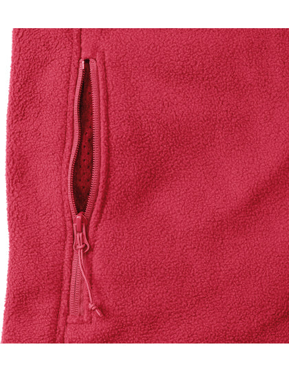 Men´s Full Zip Outdoor Fleece - klassisches Rot