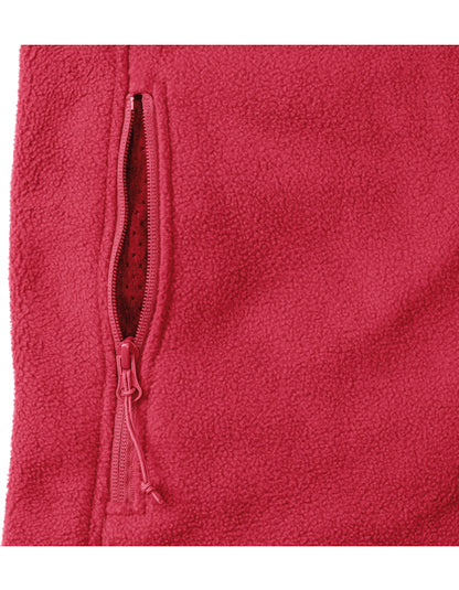 Men´s Full Zip Outdoor Fleece - klassisches Rot
