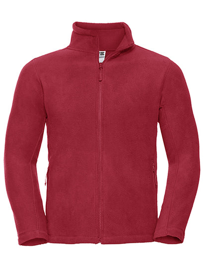 Men´s Full Zip Outdoor Fleece - klassisches Rot