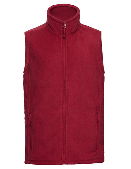 Men´s Outdoor Fleece Gilet - klassisches Rot