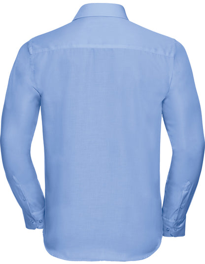 Men's Long Sleeve Tailored Ultimate Non-Iron Shirt-Heller Himmel