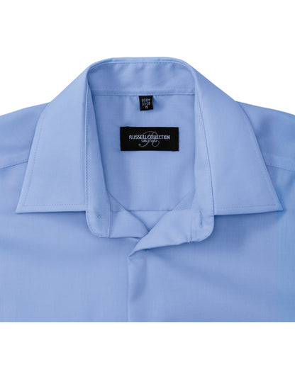 Men's Long Sleeve Tailored Ultimate Non-Iron Shirt-Heller Himmel