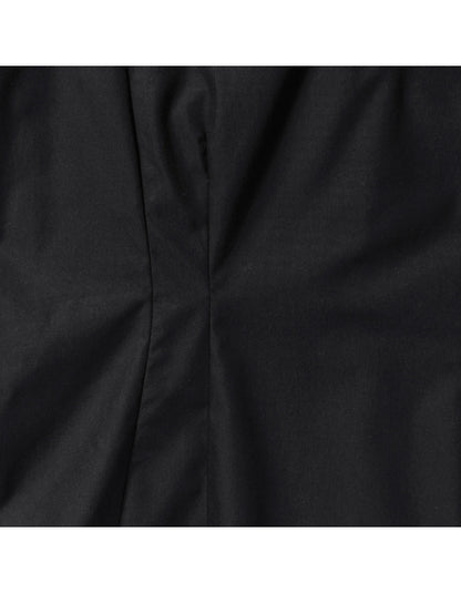 Ladies' Long Sleeve Fitted Ultimate Stretch Shirt- Schwarz