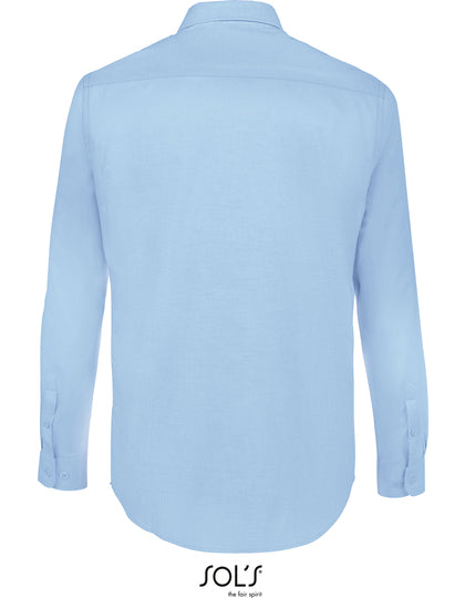 Men´s Boston Fit Shirt-Himmelblau