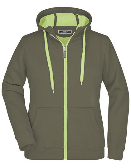 Ladies´ Doubleface Jacket - Rot  - Black