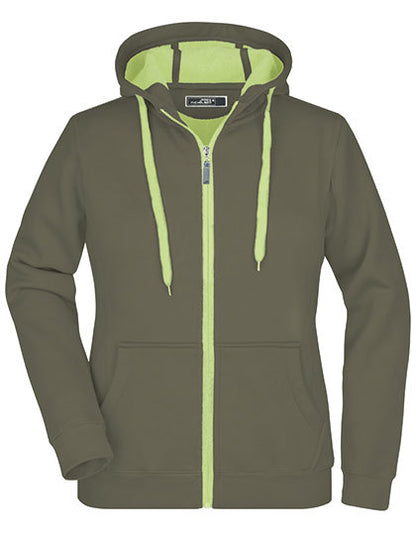 Ladies´ Doubleface Jacket - Rot  - Black