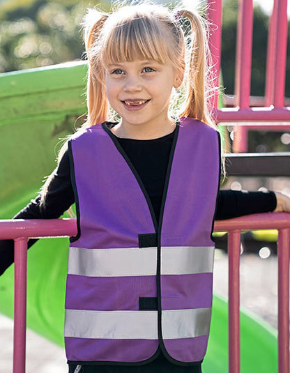 Kids´ Hi-Vis Functional Safety Vest Aarhus - Grün