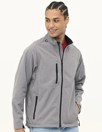 Men´s Softshell Jacket Relax - Anthrazitgrau (einfarbig)