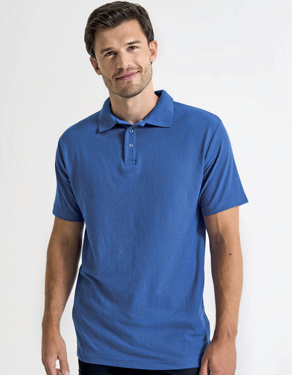 Workwear Stud Polo - Marineblau (ca., Pantone 2378C)
